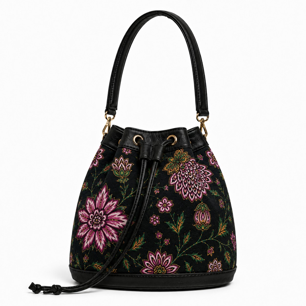 Black Bagh Bucket Bag