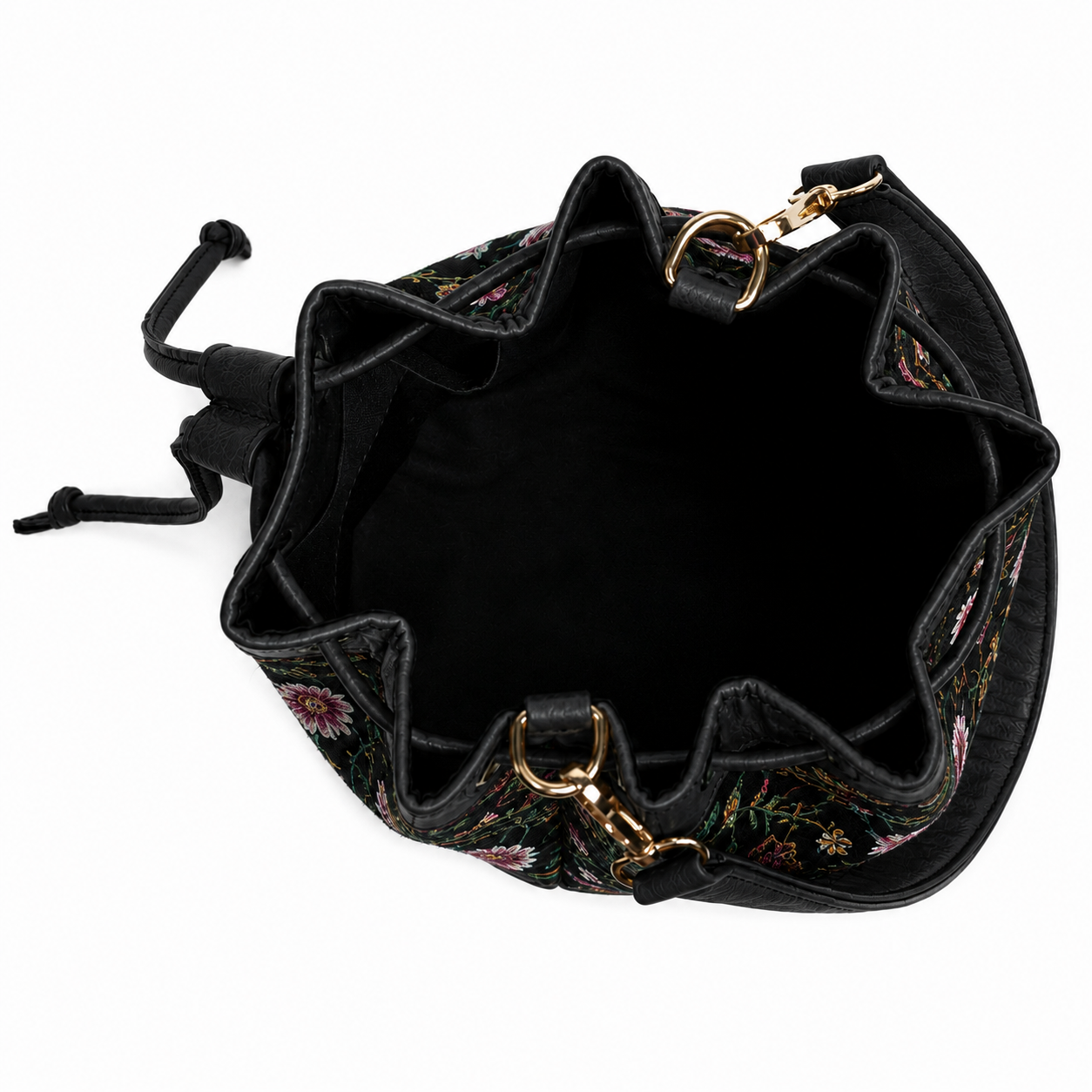 Black Bagh Bucket Bag
