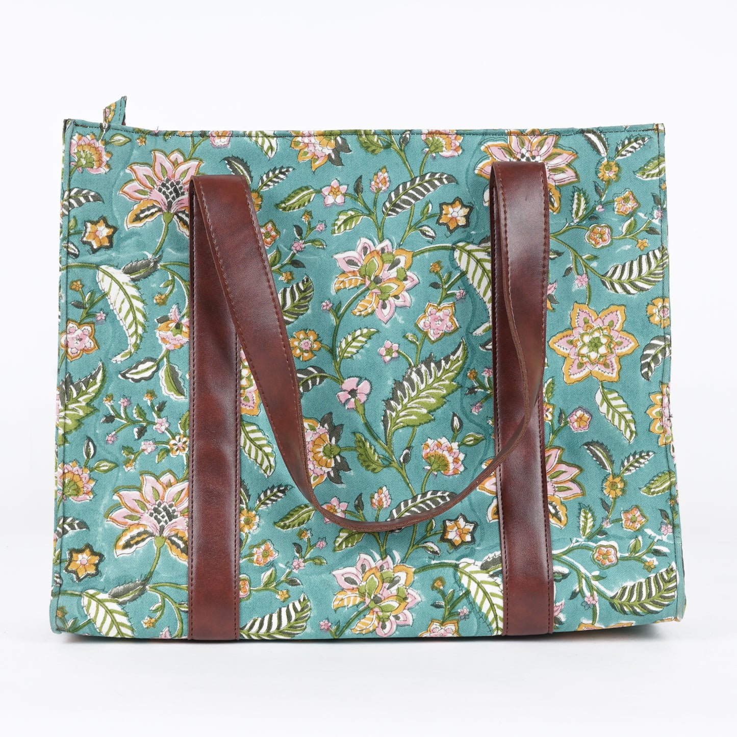 Tiffany Blue Structured Tote Bag